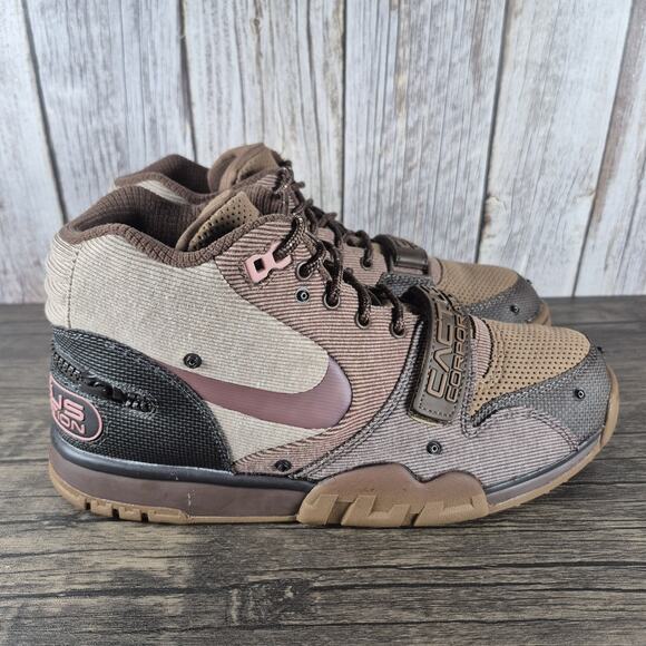 Nike Air Trainer 1 SP Travis Scott Cactus Jack Men\'s Sz 9 Chocolate DR7515-200 main image 7